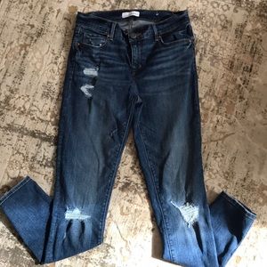 LOFT Modern Skinny Distressed Jean Size 4